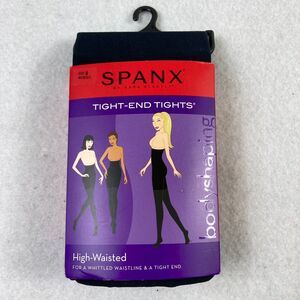 SPANX Body Shaping Tight End Tights Women's Size A Midnight‎ Black Shapewear NWT